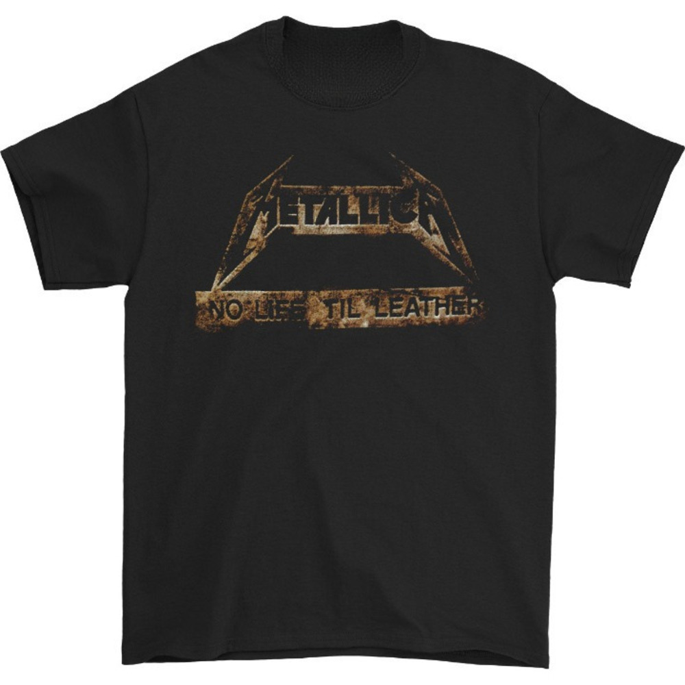 Leather Lollapalooza 2015 Event Tee Tshirt Metallica Shirt